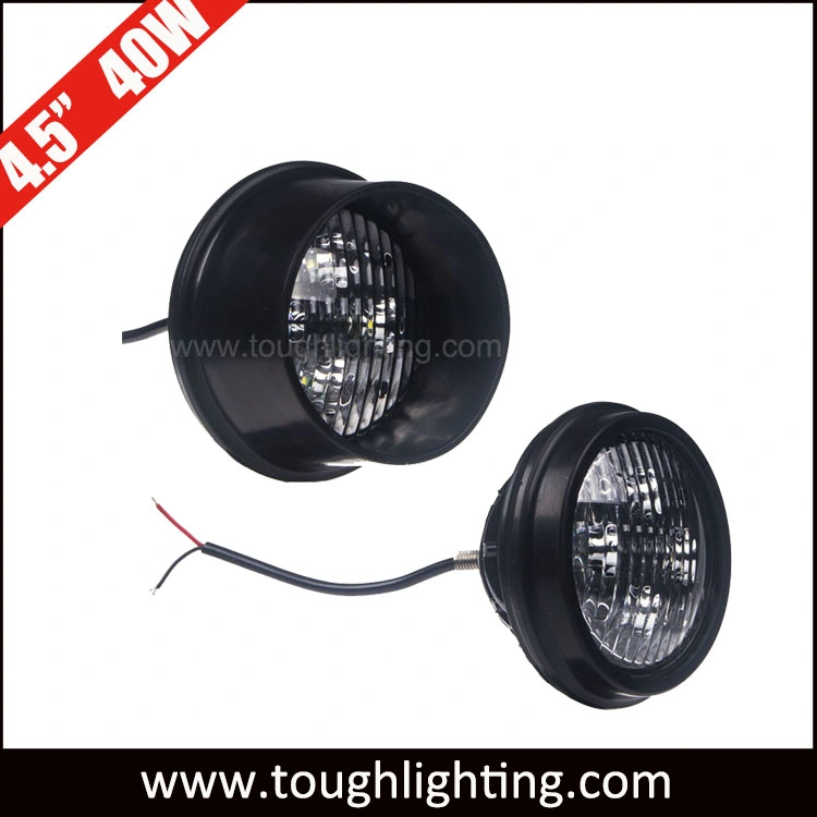 Rear Mount 4.5 Inch 40W Round LED Tractor Lights