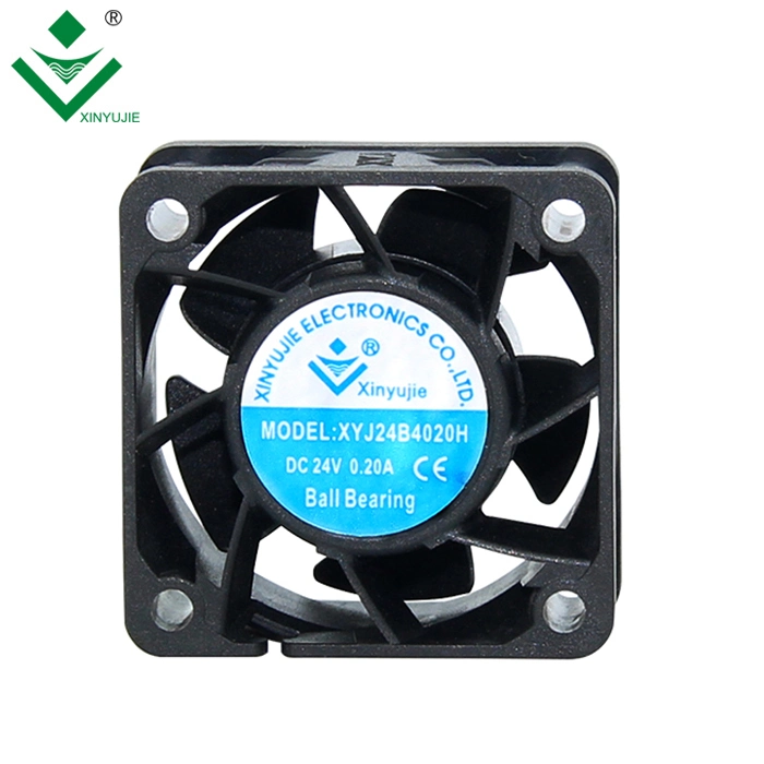 Fanuc System, Power Amplifier 4020 4cm 2wires 3wires 4wires Axial Fan Customized 40X40X20mm 5/12/24V 11000rpm DC Cooling Fan