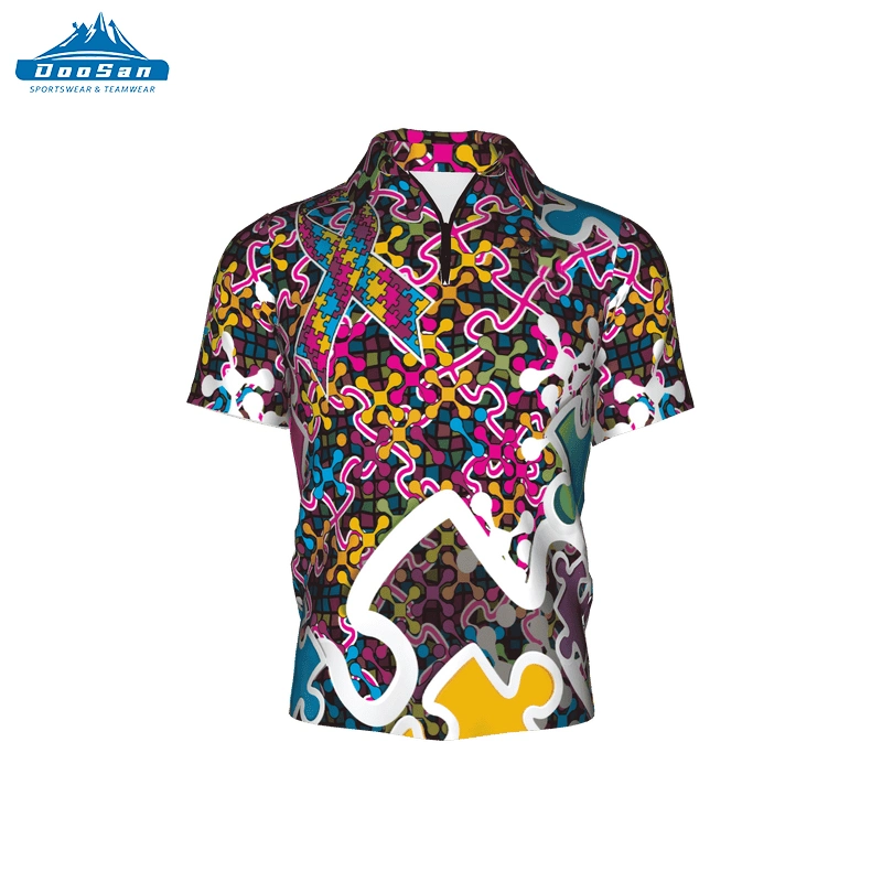 Custom Sublimated Design Team 100% Polyester Darts Shirts