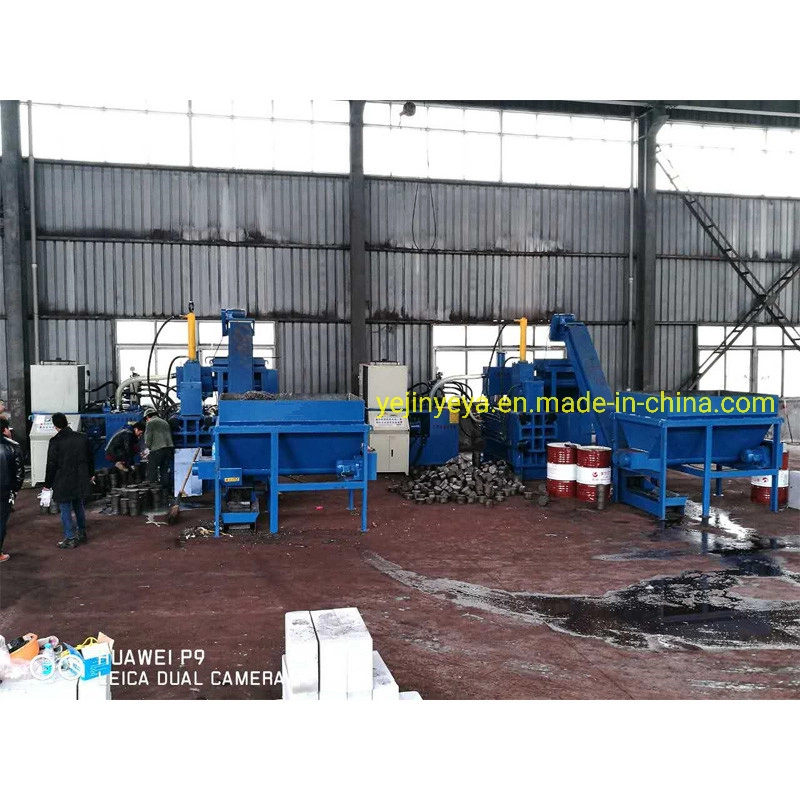 Horizontal Automatic Scrap Briquette Presses for Steel Sawdust (CE)