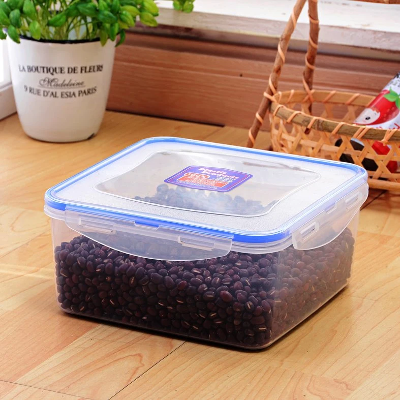 2000ml Squre Lock Airtight Food Container/Plastic Food Container