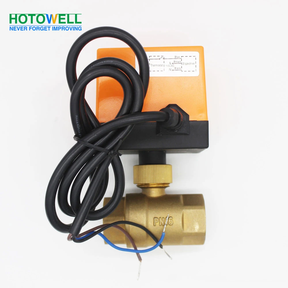 2/3 Way on/off Electric Motorized Brass Ball Valve