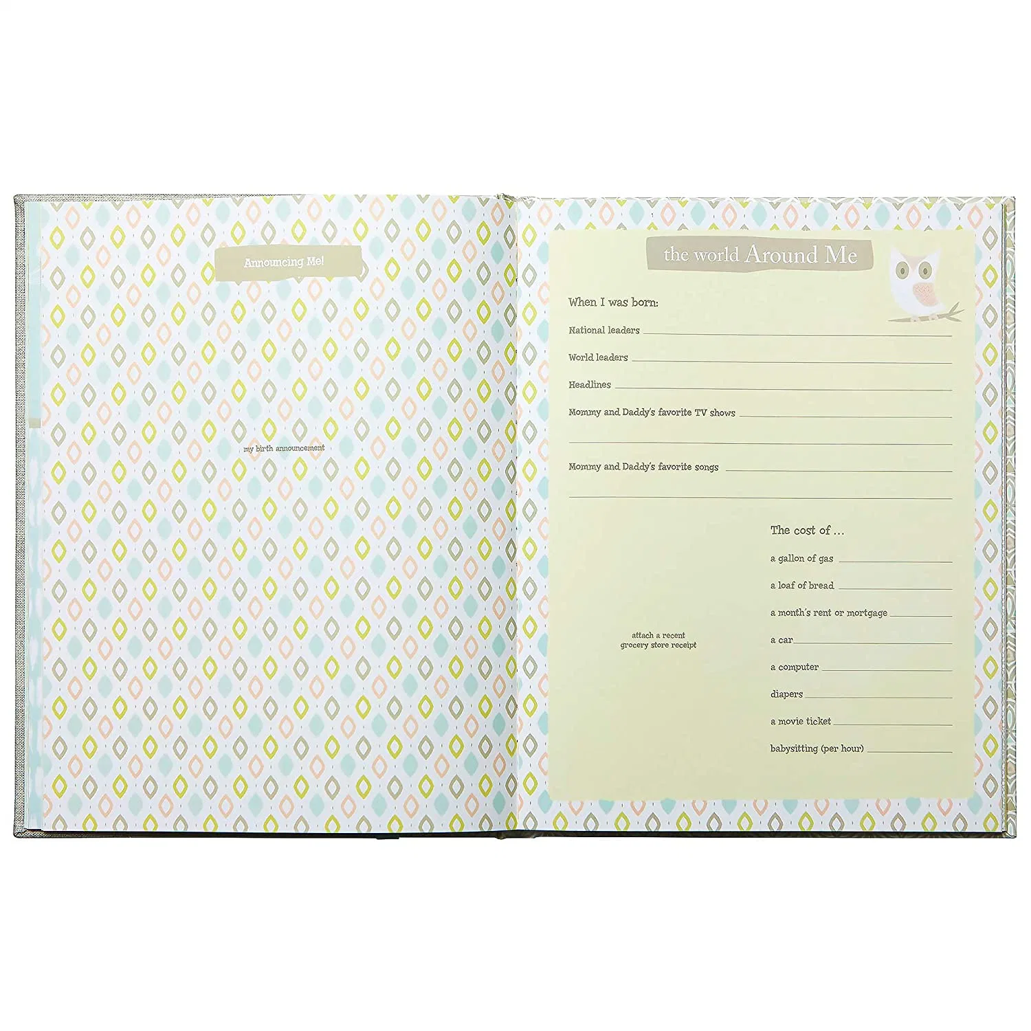 2023 New Arrivals Pregnancy Record Hardcover Baby Journal Custom Baby-Book Memory Book