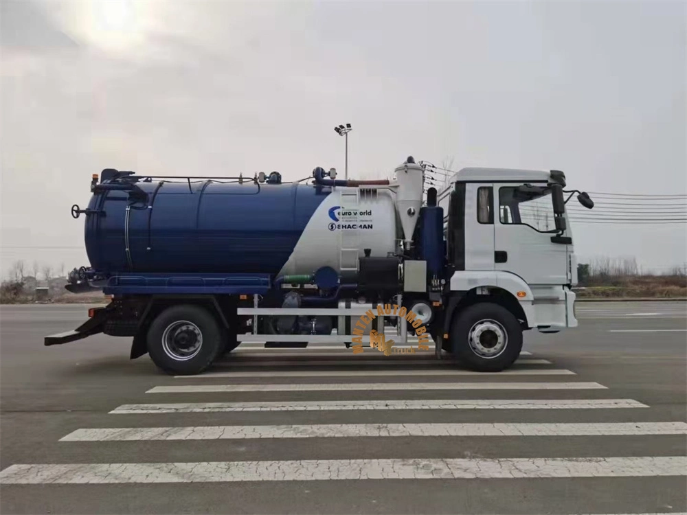 Shacman 20cbm 20000L High Pressure 20m3 Toilet Jetting Sewage Vacuum Truck