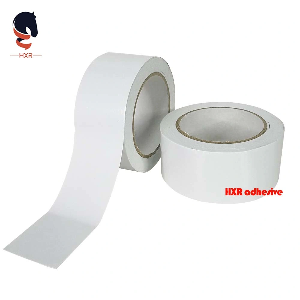 Double Sided Cloth Duct Tape Coated with Yellow Glassine Paper Release Liner