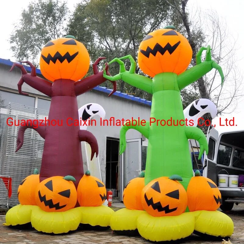 Personalizar la decoración de Halloween gigante inflable modelo Blooding Zombie terror horrible Zombie inflable modelo