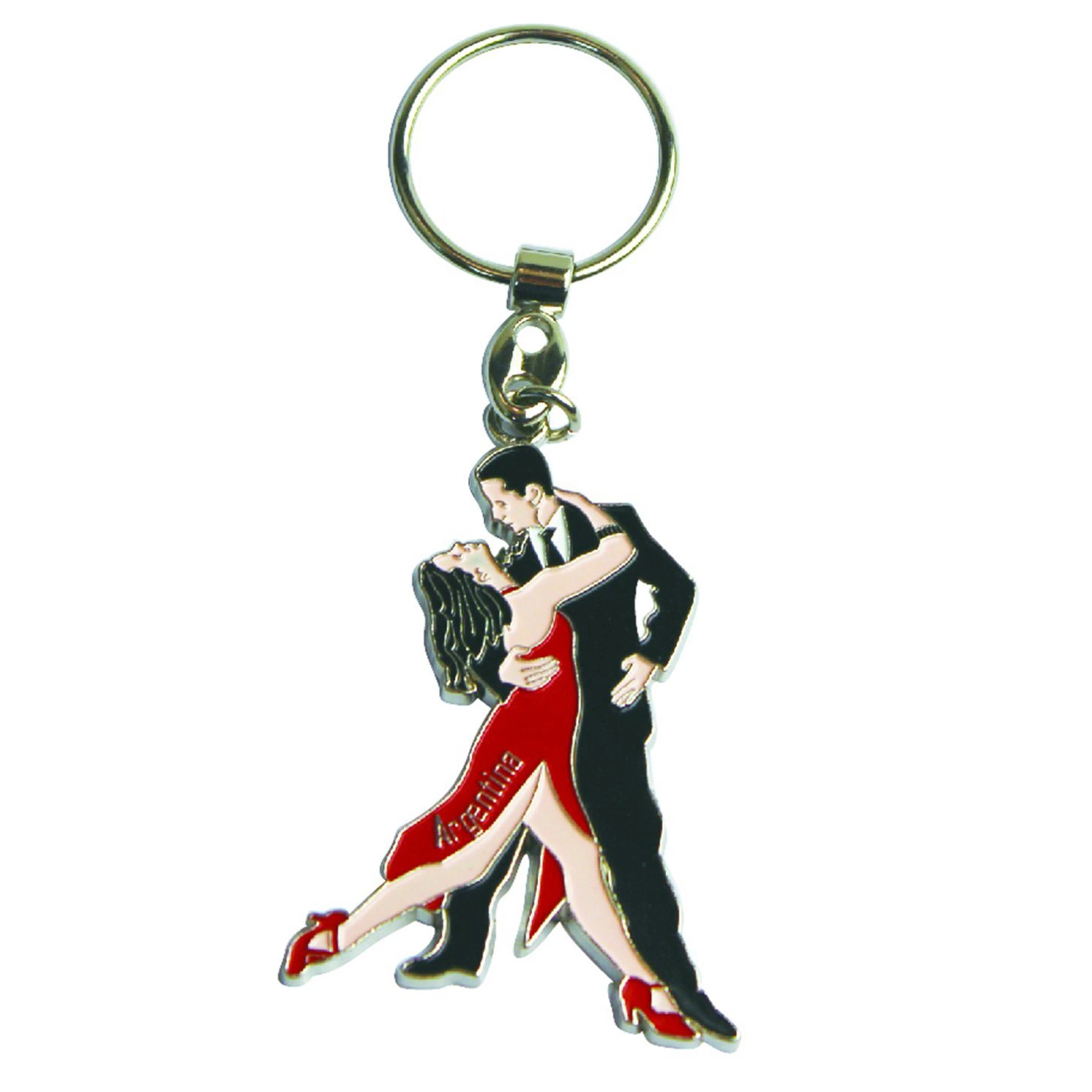Trending Metal Custom Logo Charm Fashion Enamel Keychain Key Holder Cute Keyring