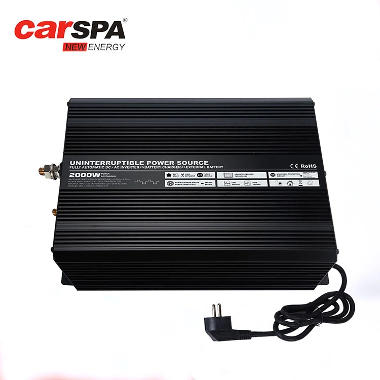 Real power UPS Series Inverter with Charger 2000W 15A with AVR function