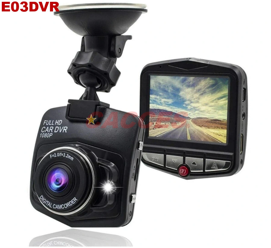 Coche DVR mejor Dash Cámara HD 1080p grabador de conducción Video Super Night Vision Loop grabación 140 grados de movimiento gran angular Detección Dashcam 2,2/2,4inch LCD