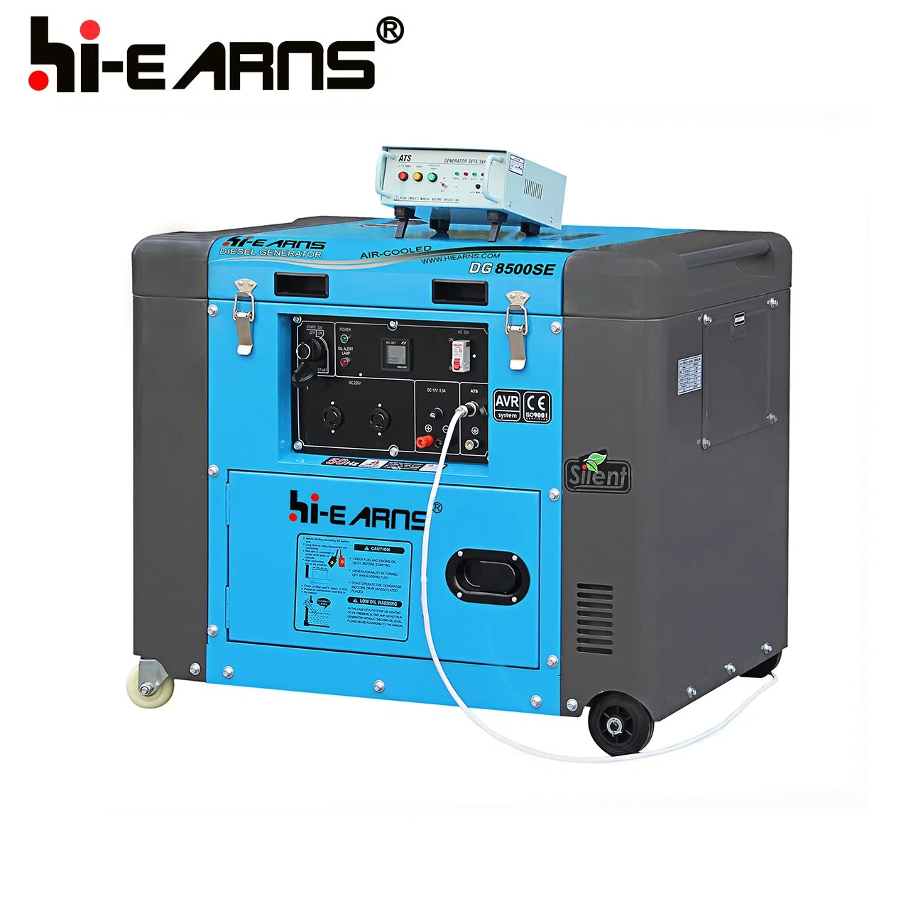 6000W 30ah Battery 4-Stroke Air-Cooled Diesel Engine Diesel Generator Set (DG8500SE)