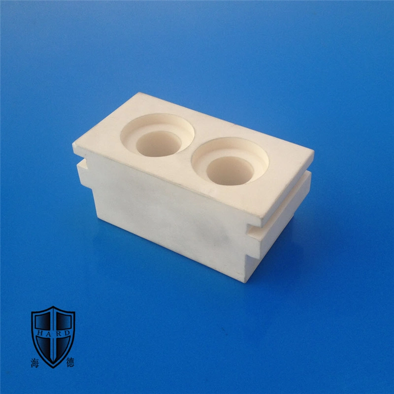 99,5% Aluminiumoxid Keramik Bushing Sleeve Strukturteile Hohe Festigkeit Temperatur Werk