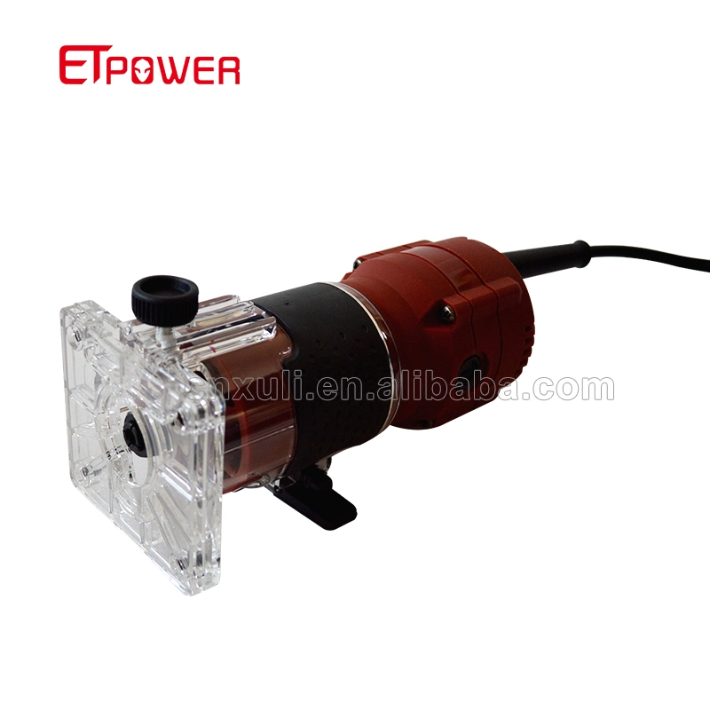 Etpower Portable 350W Elektrische Holz-Fräsmaschine Kraft Holzbearbeitung Plunge Elektrische Trimmer