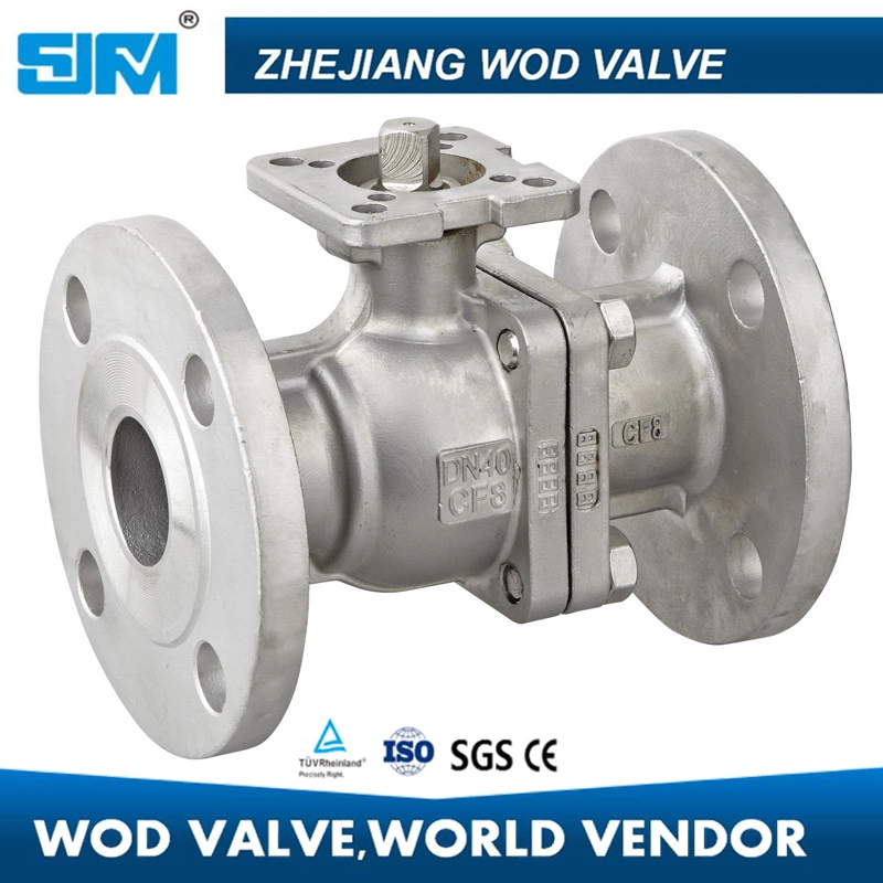 304 Dimensions Flanged Ce Ball Valve