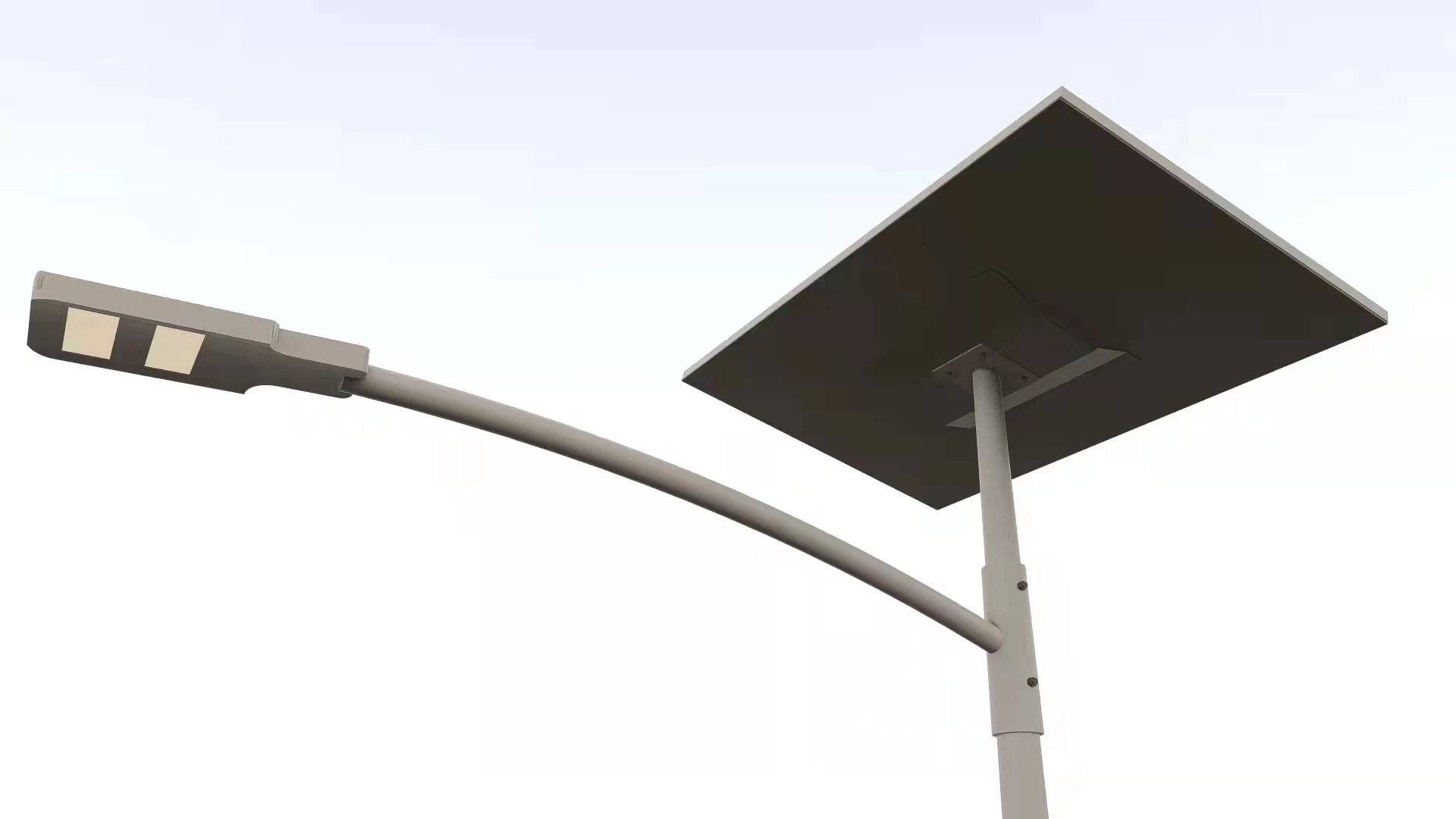 Atenuación automática 60wsolar luz de la calle con MPPT Controlador Ni-MH largos ciclos de vida de TUV SGS BV inspeccionó Factory