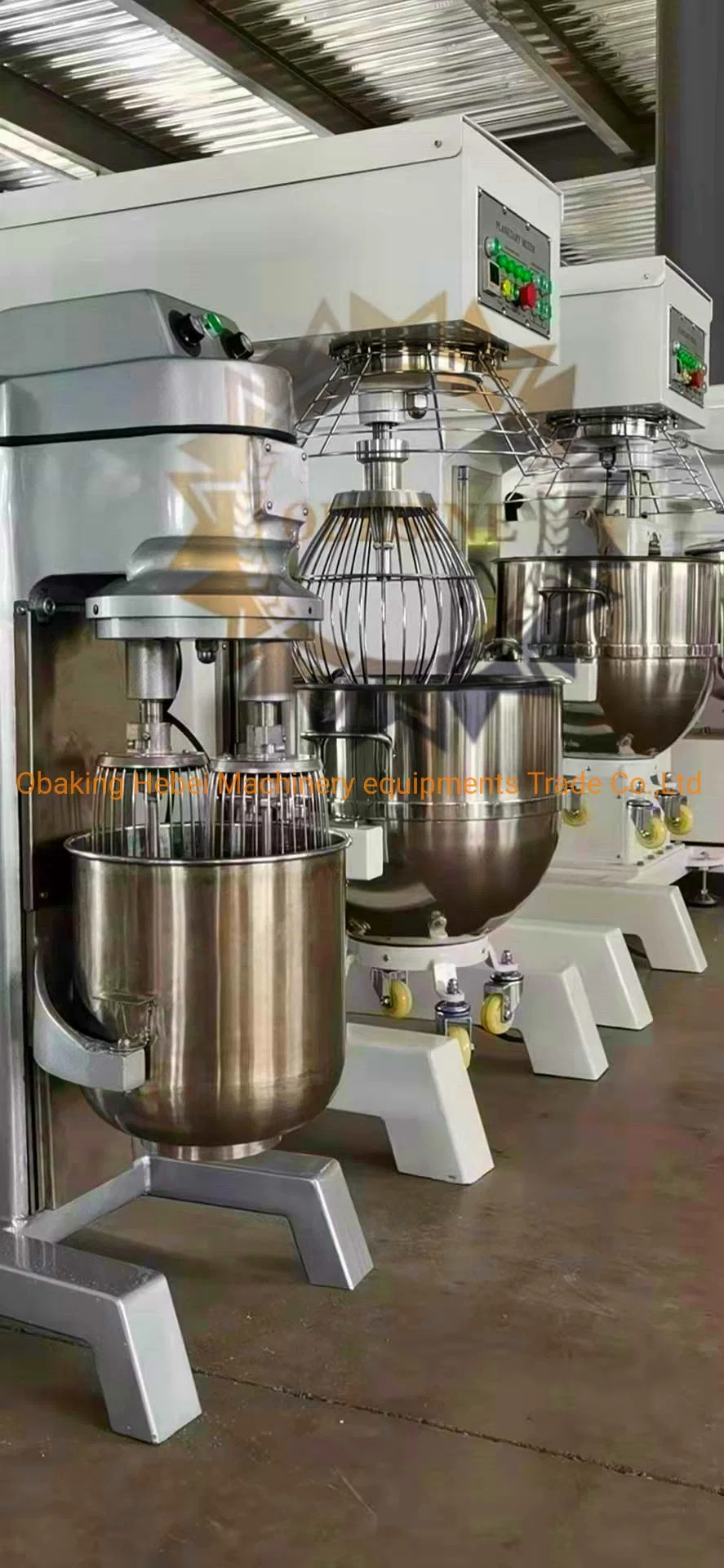 Cake Donuts Batter Milk Mixing Equipments 80 Liters 150 Liters Planetary Mixer Bakery Equipments