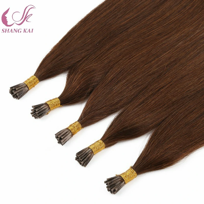 Natural Human Hair Extension Stick I-Tip Remy Hair