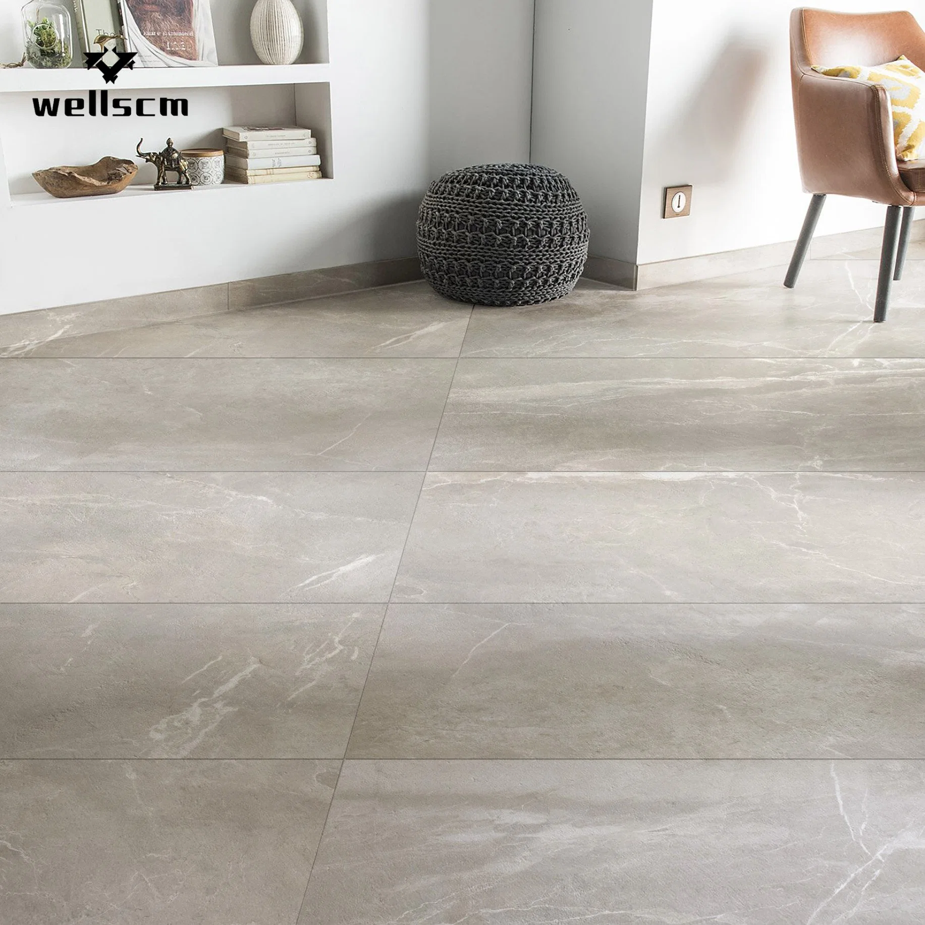 Carreaux de sol marbré céramique porcelaine émaillée marbre carrelage sols polis Porcelanato Fabricant personnalisé