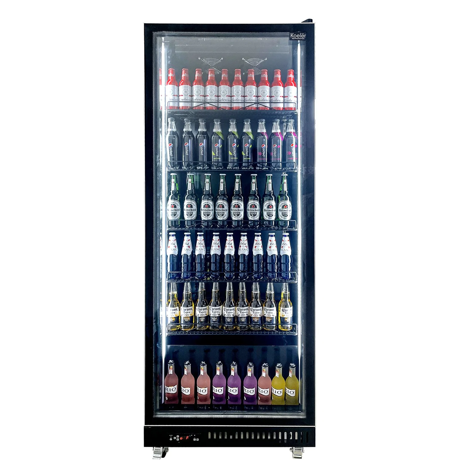 455L Large Commercial Lighting Display Beverage Freezer