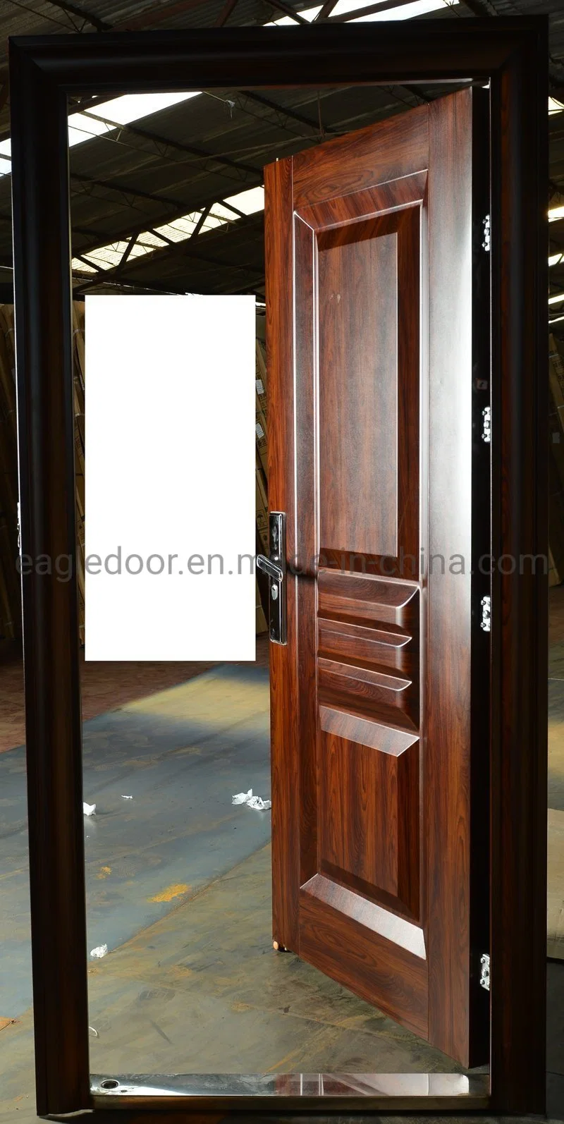 Eingangstüren Swing Edelstahl Außen Neueste Design Beendet Doppel Haupteingang Sicherheit Front Zwillinge Tür