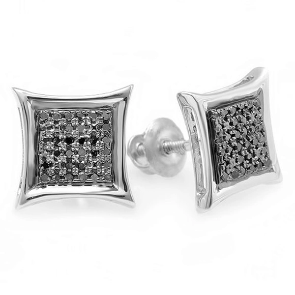 Moda 925 Sterling Silver Stud Earrings joyas con CZ