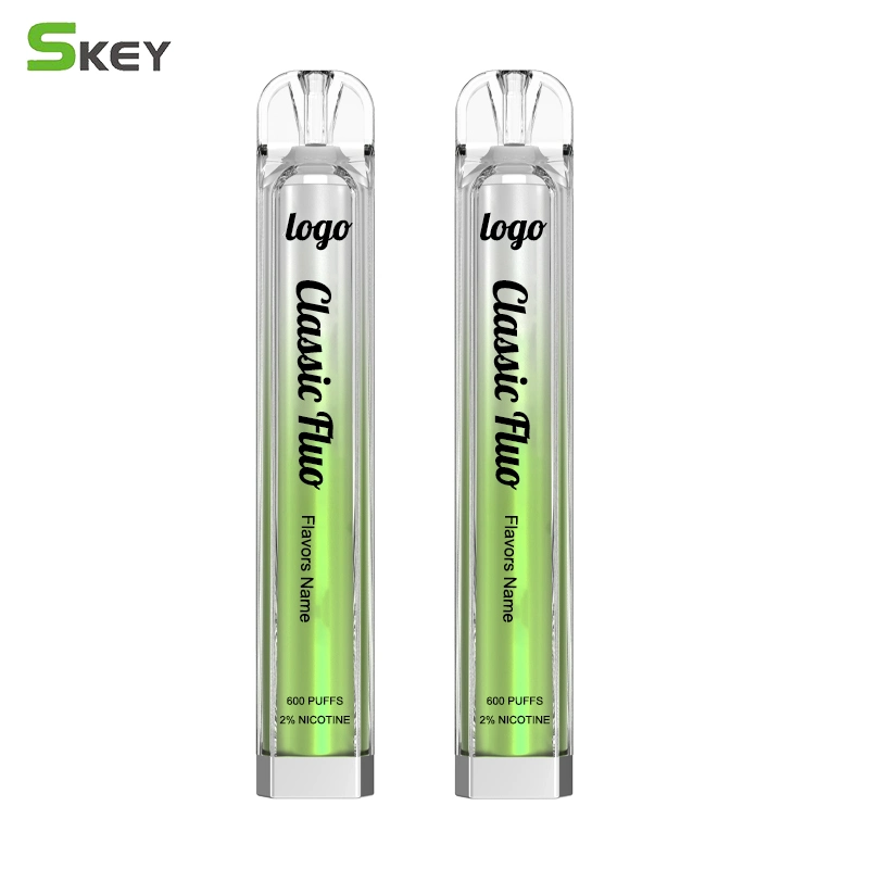 UK Top Sale Crystal Vape Pen 600puffs Mesh Coil Pen Style vape OEM Only with Tpd