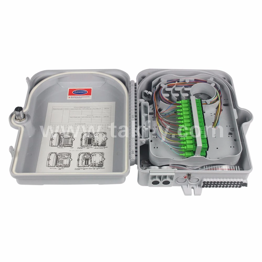 FTTH 24 Ports Sc LC Fiber Optic Terminal Box