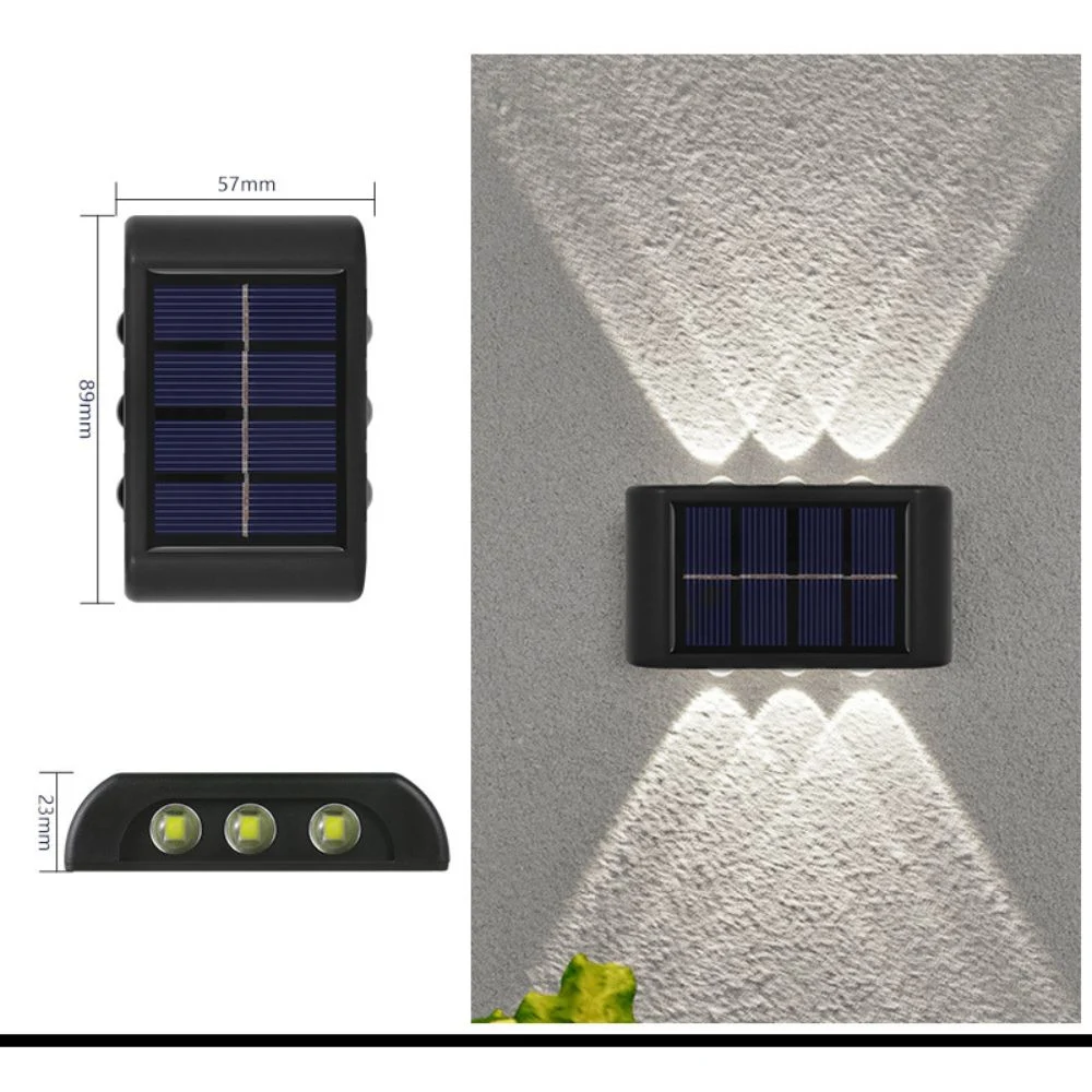 Down Wall Light Solar Decorative Lighting Patio Outdoor Fence Solar Ci25142