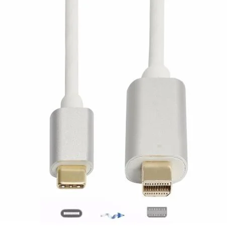 USB TIPO C 3.1 para Mini Dp Cabo Displayport