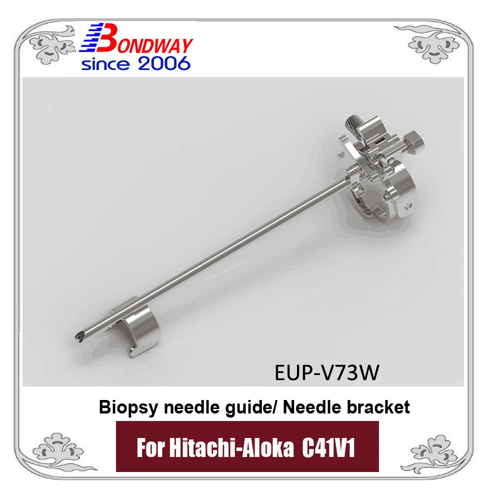 Biopsy Needle Braket for Hitachi-Aloka Transvaginal Ultrasonic Probe, Endocavity Ultrasound Probe C41V1 Eup-V73W, in Vitro Fertilization, Tumor Biopsy Ablation