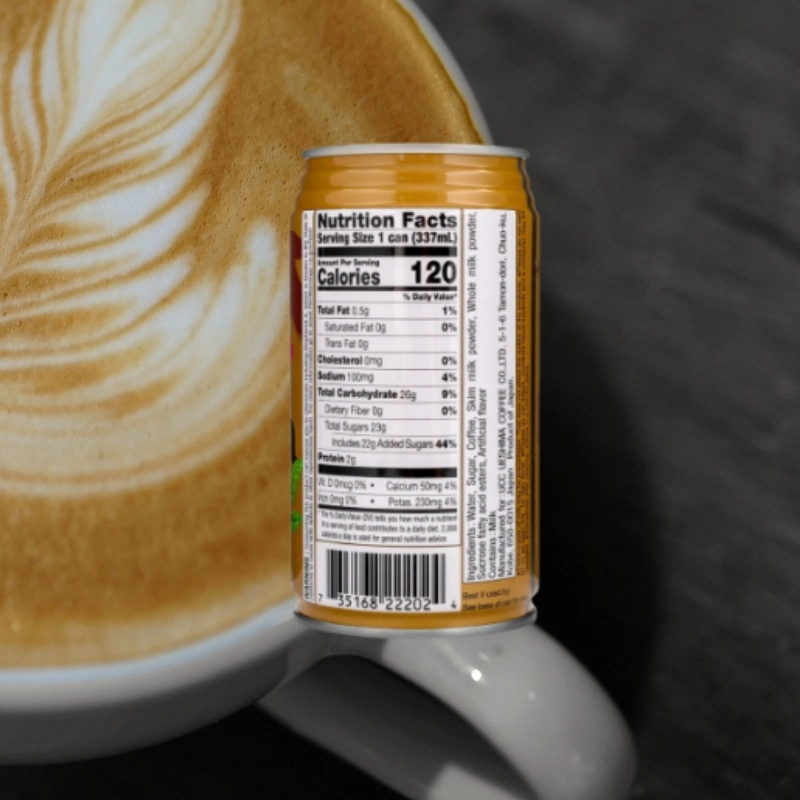 Good Price Private Label Ready to Drink Coffee Low Fat Coffee Drink 24*175ml Wholesale Canned Coffee