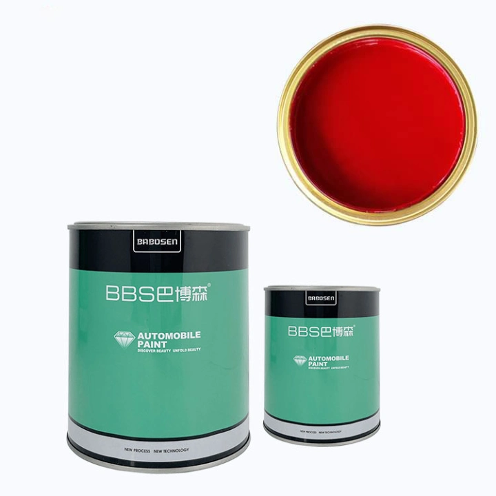 Soonest Delivery Popular Car Paint High Chroma Acrylic Auto Paint Filre HS 1K Basecoat Bright Red F134