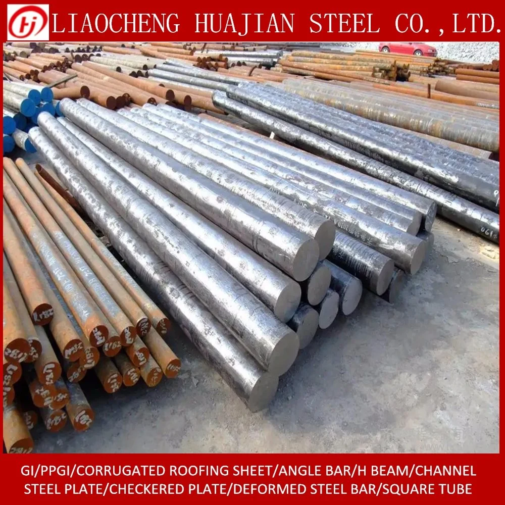 40cr Ck45 16mn Hot Rolled Carbon Steel Round Bars Forged Iron Bar