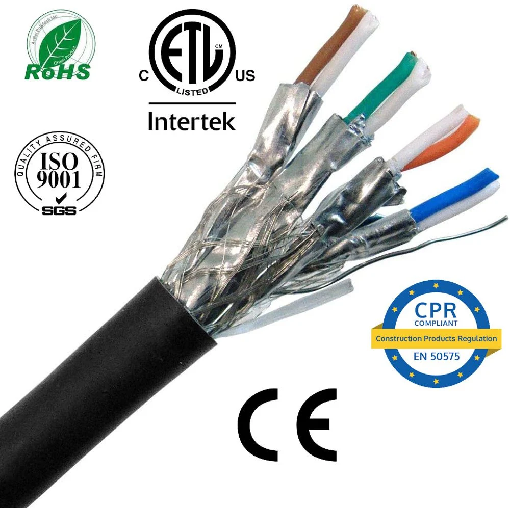 ETL, CE, RoHS, SGS, ISO9001 Specification Cable Factory Product FTP CAT6