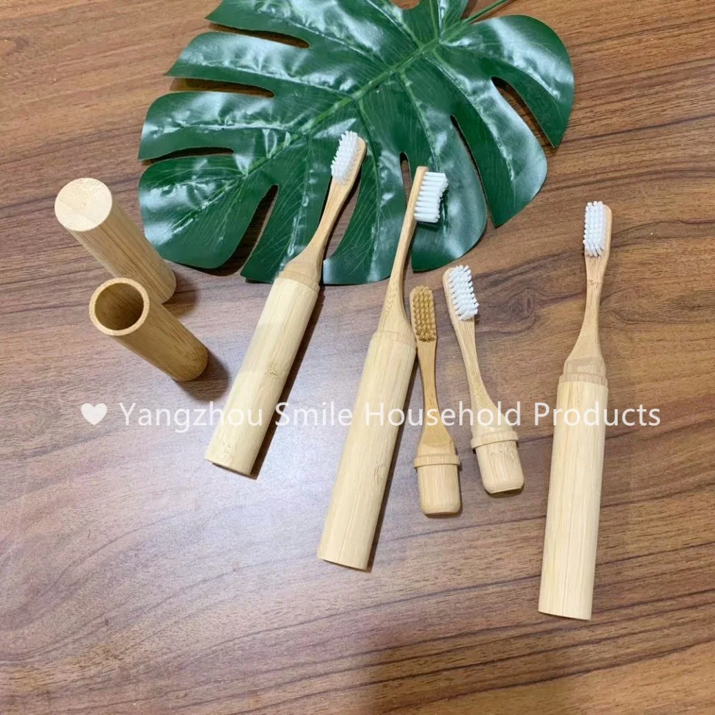 100% Nature Bamboo Foldable Toothbrush with FDA