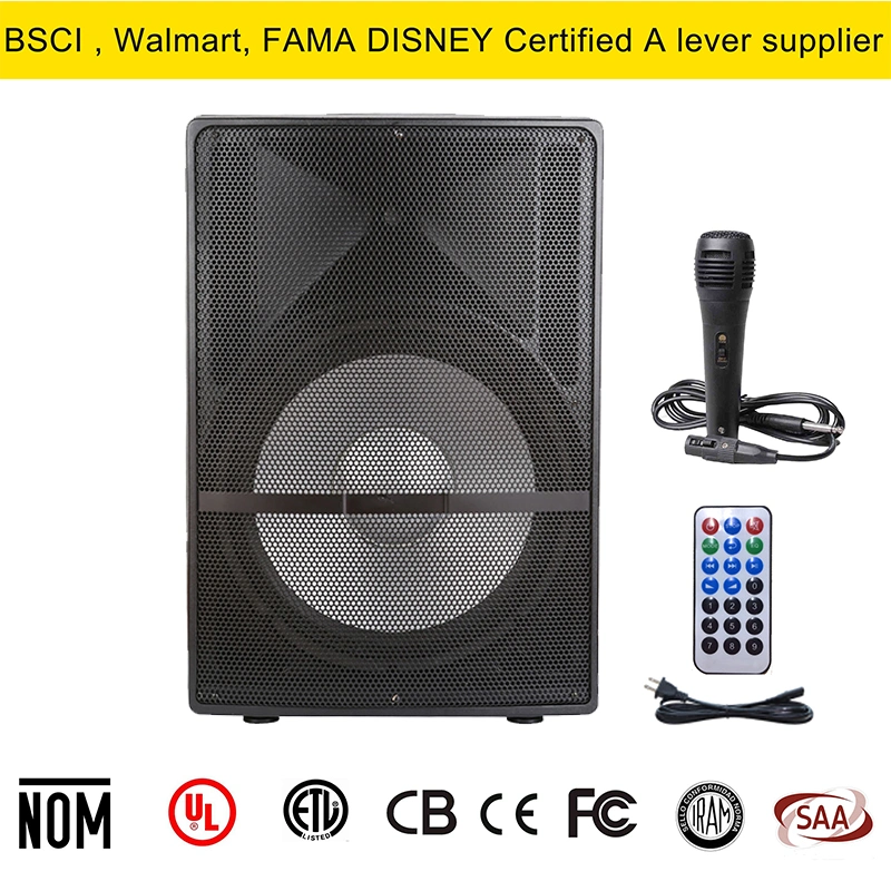 Tws 18" 300W Powered Subwoofer Speaker+Digital DSP+ Wired Mic