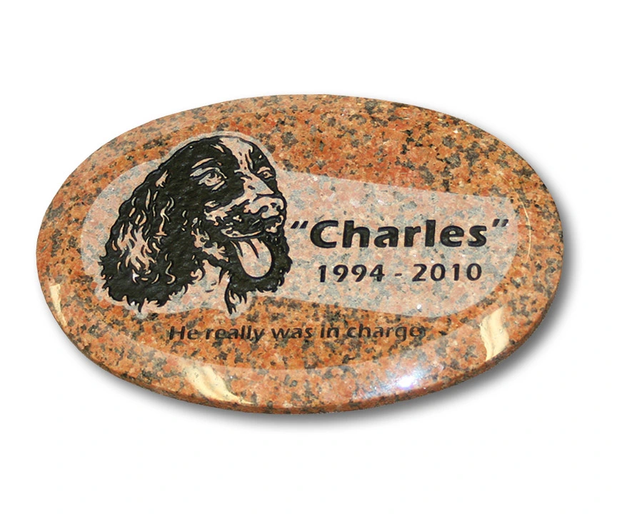 Placa oval Pet Memorial para los perros, Gatos, Caballos, aves