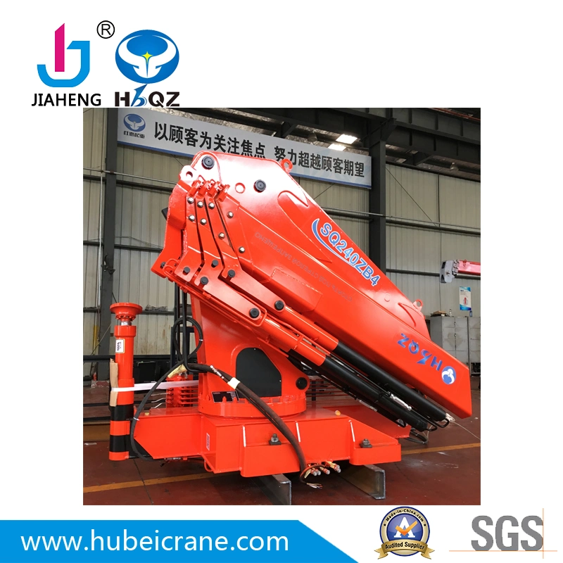 HBQZ  12 Ton Dongfeng Folding Boom Truck Mounted Cranes