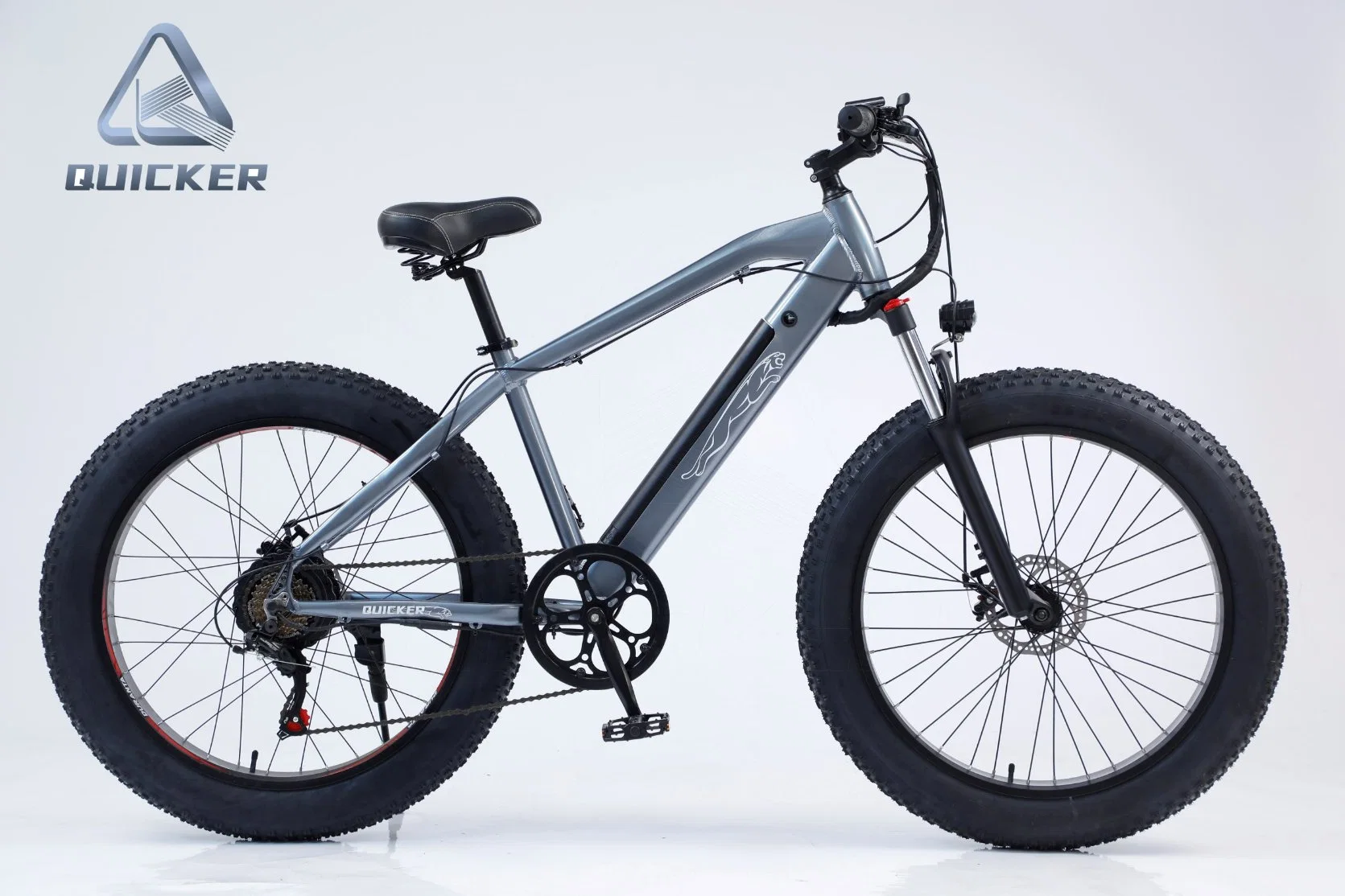 Bateria de lítio todo-o-terreno Factroy OEM 26 * 4.0 com acionamento do motor traseiro 350W 36V10.4ah pneu gordo 7SPD sujeira liga de alumínio Fast Adult Mountain Electric e Bike