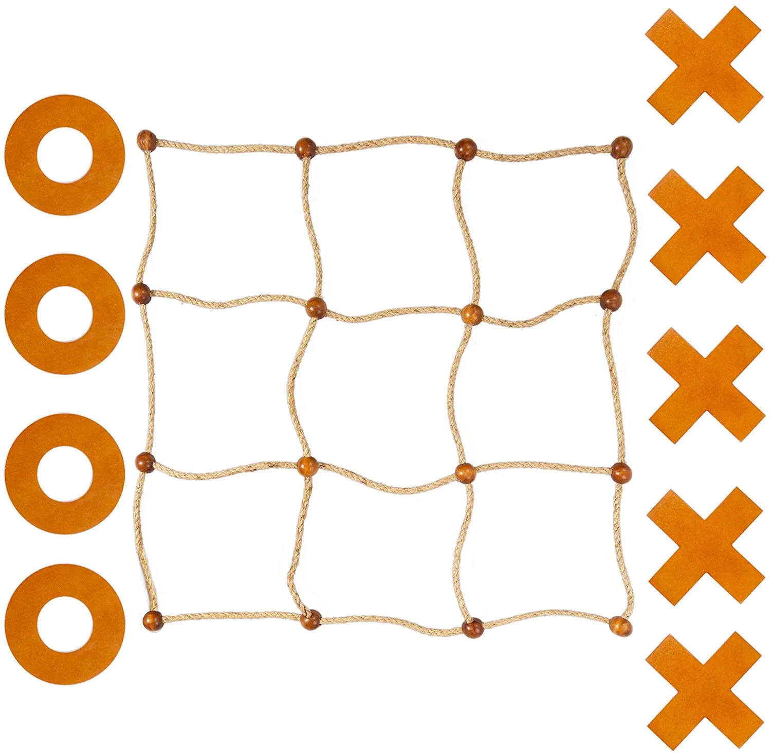 Wooden Tic Tac Toe Game Large Indoor Outdoor Activity