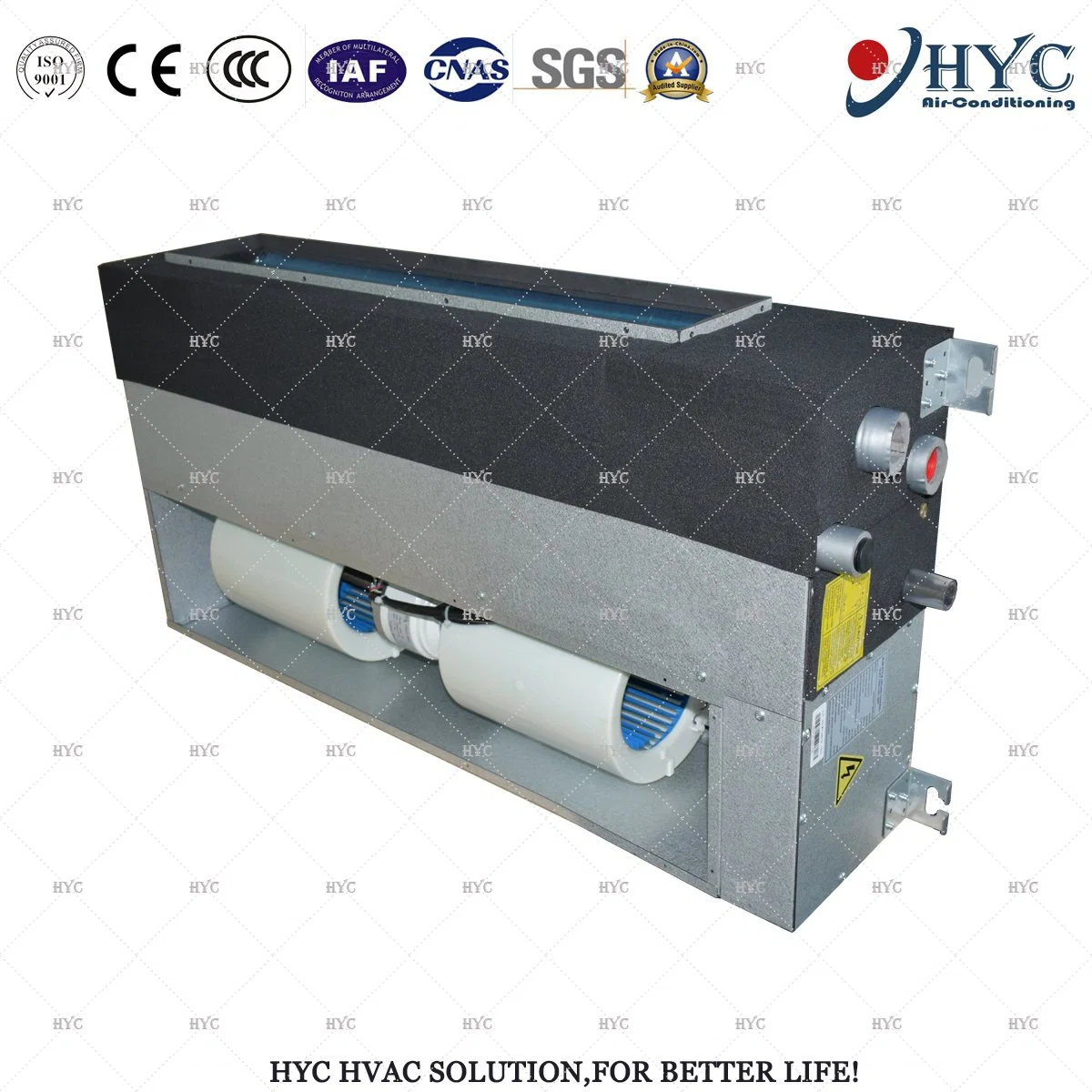 Commercial Horizontal DC Motor Duct Fan Coil Unit