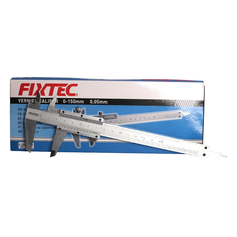 Fixtec Carbon Steel Caliper Accurate Measurement Tools 0-150mm Standard Vernier Caliper