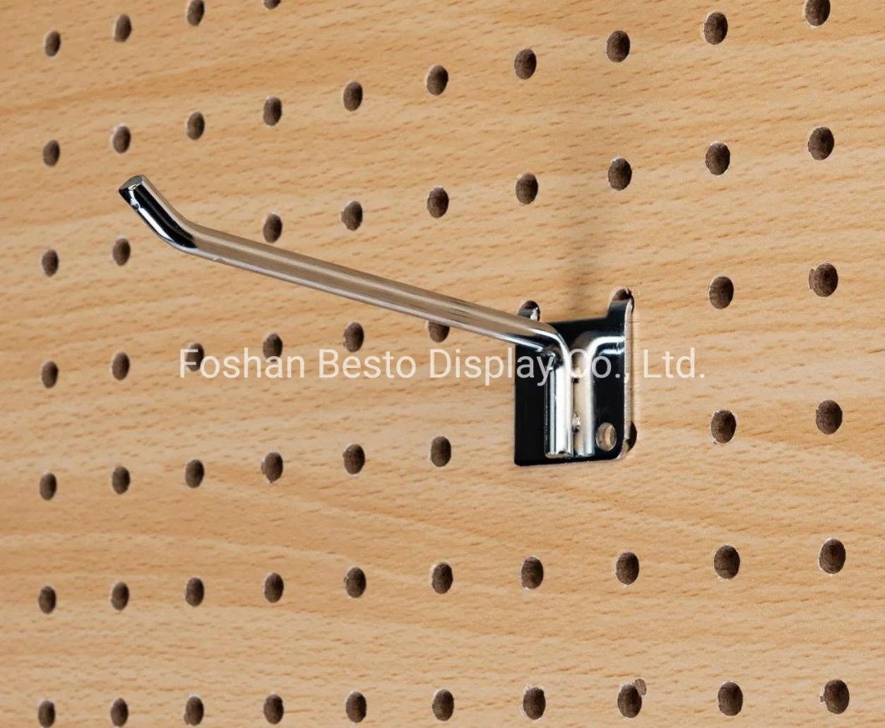 Shopfitting Melamine MDF Slatwall Pegboard and Accessories Wire Display Hook for Retail Shops Display, Organizer