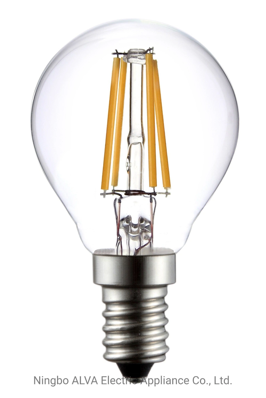LED Filament Bulb Lamp 5W Glass P45 Mini Global COB LED Light Golf Lamp Amber Glass Edison Bulb E14 Classic Lamp Decoration Lamp