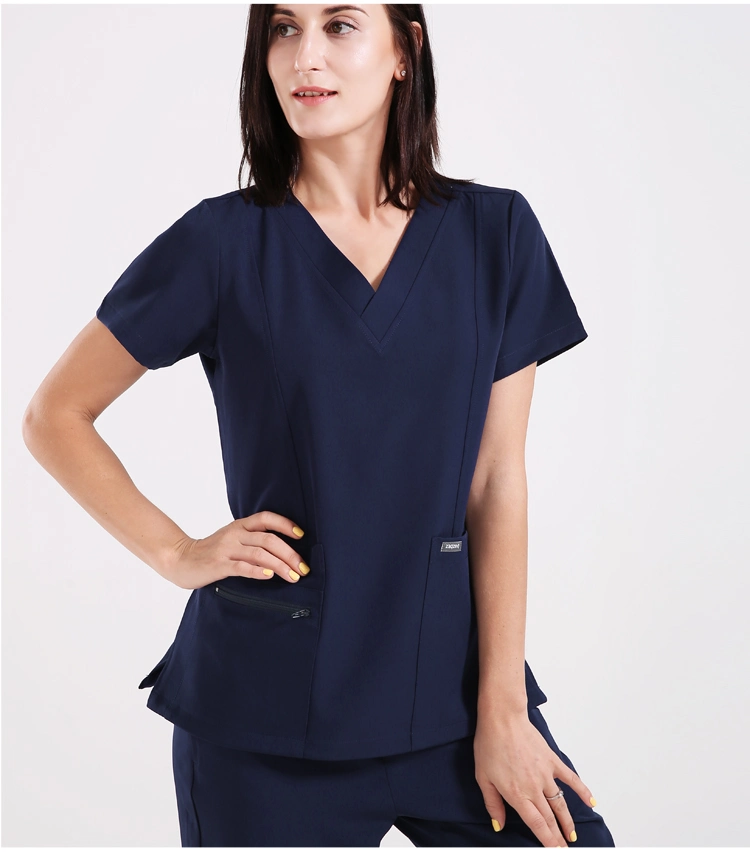 Gommages unisexe personnalisés uniforme uniformes de soins infirmiers Vêtements de travail