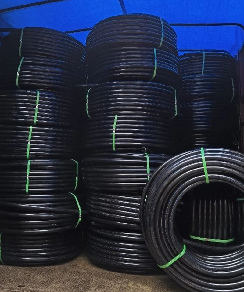 Plastic Water Supply Pipe Round for Farm Irrigation System Agriculture Garden HDPE Pipe