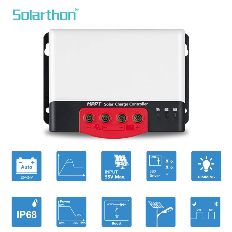 Sistema doméstico de 12 V/24 V com regulador solar MPPT Stcm 20A