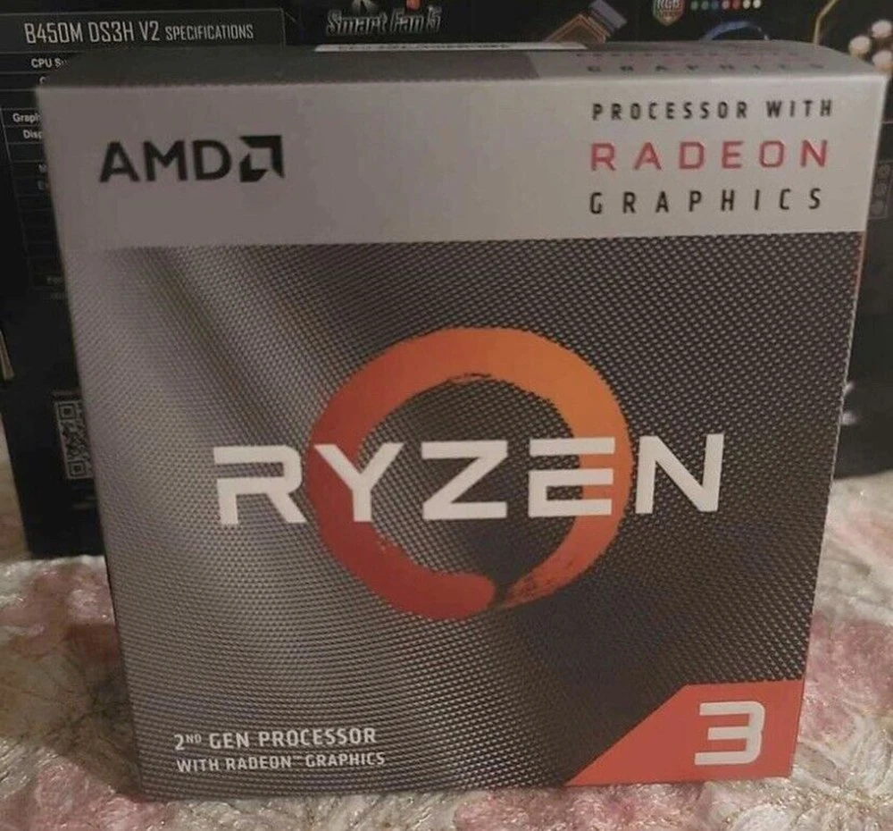 AMD Ryzen 3 3200g Desktop Processor 4 Cores 4.0 GHz Socket Am4 Computer CPU