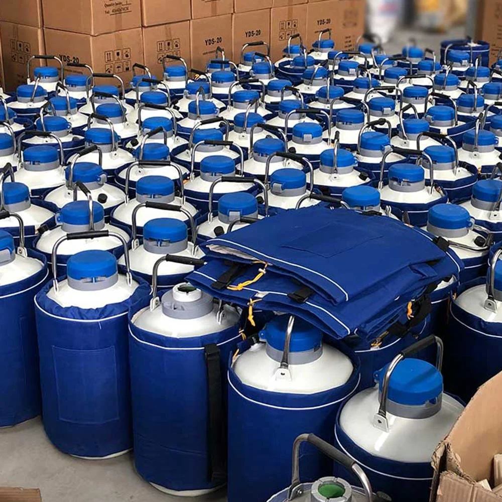 Yds-10 10L Volume Cryogenic Ln2 Liquid Nitrogen Tank Container Dewar Flask Semen Bottle Equipment Freezer