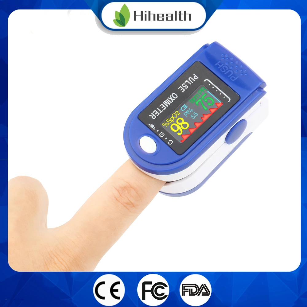 Blood Oxygen Rechargeable Handheld Jumper Finger Pulse Oximeter