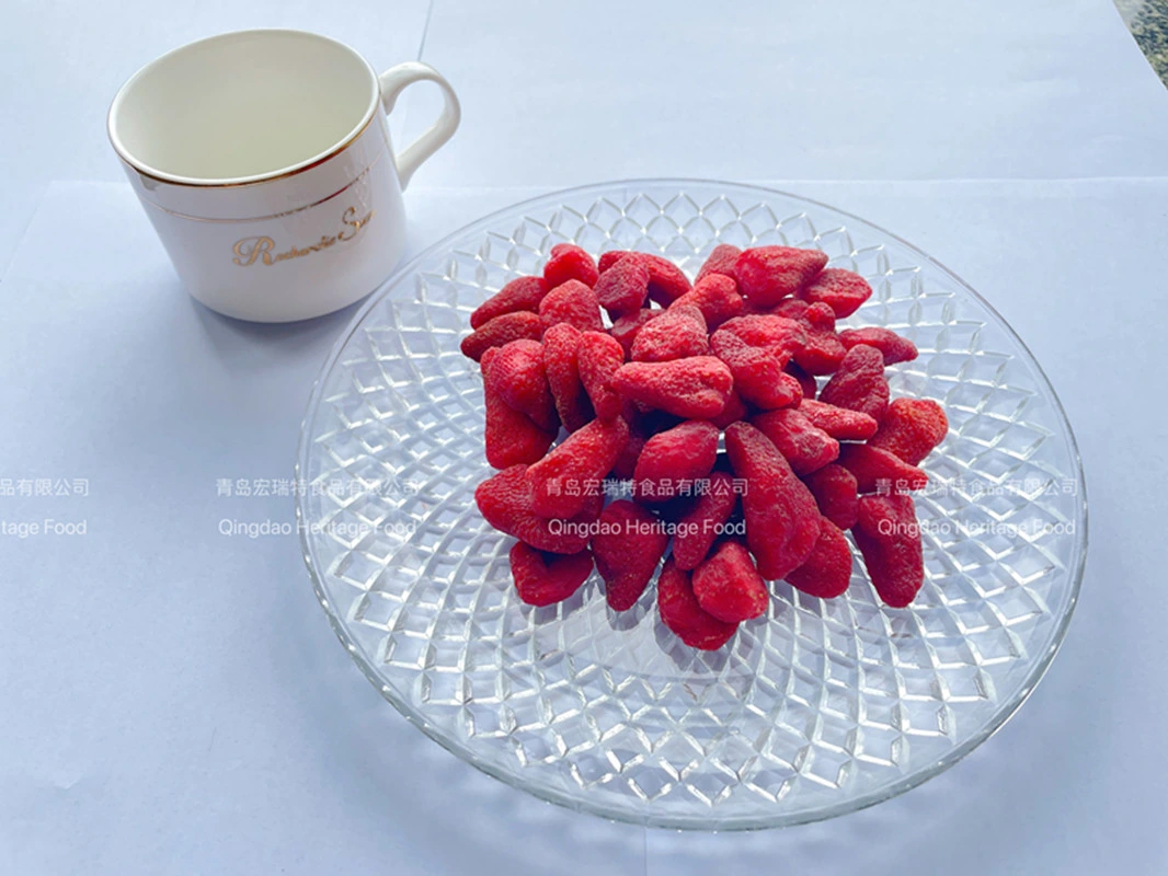 Comercio al por mayor nueva cosecha de fresas secas dulces frutas deshidratadas